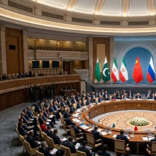 Three Tables, One Web: Gap Between Diplomacy & Implementation at UN, SCO, ECO